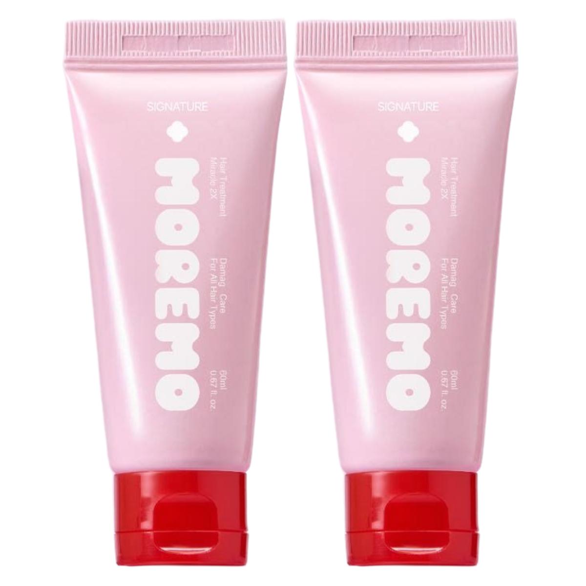 Moremo Hair Treatment Miracle 2X Signature 60ml x 2pcs (Intensive Protein Clinic Travel Size)