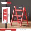 Multifunctional Folding A-Frame Telescopic Ladder: Indoor Thickened 3 or 4-Step Climbing Ladder