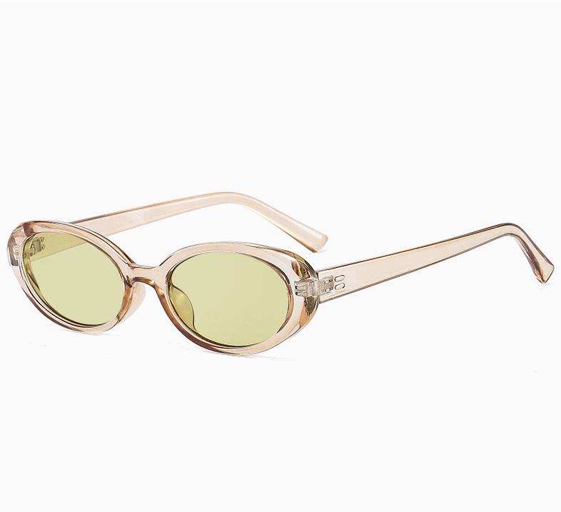 Oval Shape Sun Glasses for Women UV Protection European American Style High Quality Ladies Sunglasses