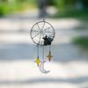 Creative Wind Chimes Home Holiday Party Decors Halloween Decorations Gothic Bat Moon Star Hanging Ornament Window Wall Pendants