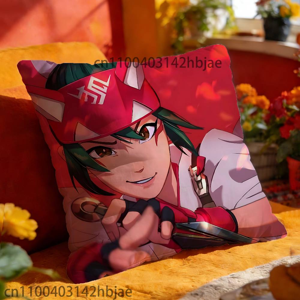 

Kiriko O-OverwatchES Pillow Case Print Polyester Fiber 40X40 cm Home Sofa Throw Cushion Cover Decoration 30cmx30cm