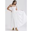 Summer Fashion Strap Dress Elegant Printed Zipper Long Dress