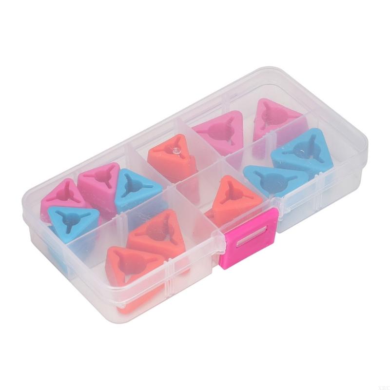 

Triangular Needle Tip Stoppers Crochet Hook Stoppers for Knitting Weaving X3UC CN