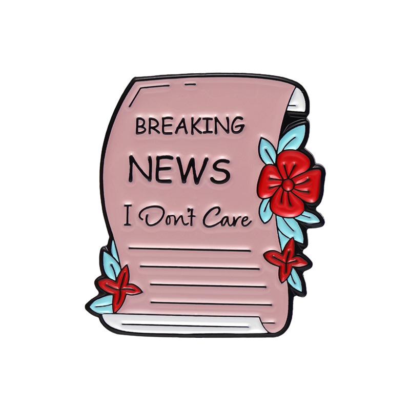 

Уникальная модная брошь из сплава с красочными цветочными и буквенными акцентами для всех полов XZ8633