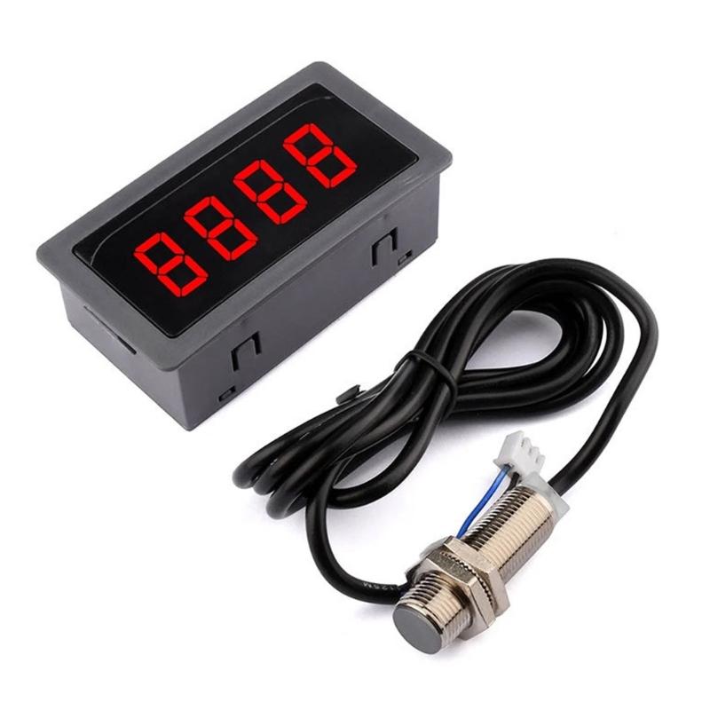 Upgrades Hall Sensors Speed Meter Digital RPM Tester Easy Installation Low Power Consumption Not Interferences for Motors