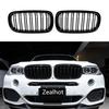 Zealhot Front Kidney Grille Set for BMW X5 Series F15 and X6 Series F16 and Right Radiator Grille 15-IN (Left Set) (2015-2019)