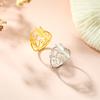 My Shape Hummingbird Flower Rings for Women Birds Bell Flower Steel Color Finger Ring Lucky Fashion Stainless Steel Jewelry Gift