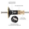 Wheel Marking Scriber 0-12cm Marking Range Scriber Woodworking Tools Versatile Marking Tool Wood Scribe Tool