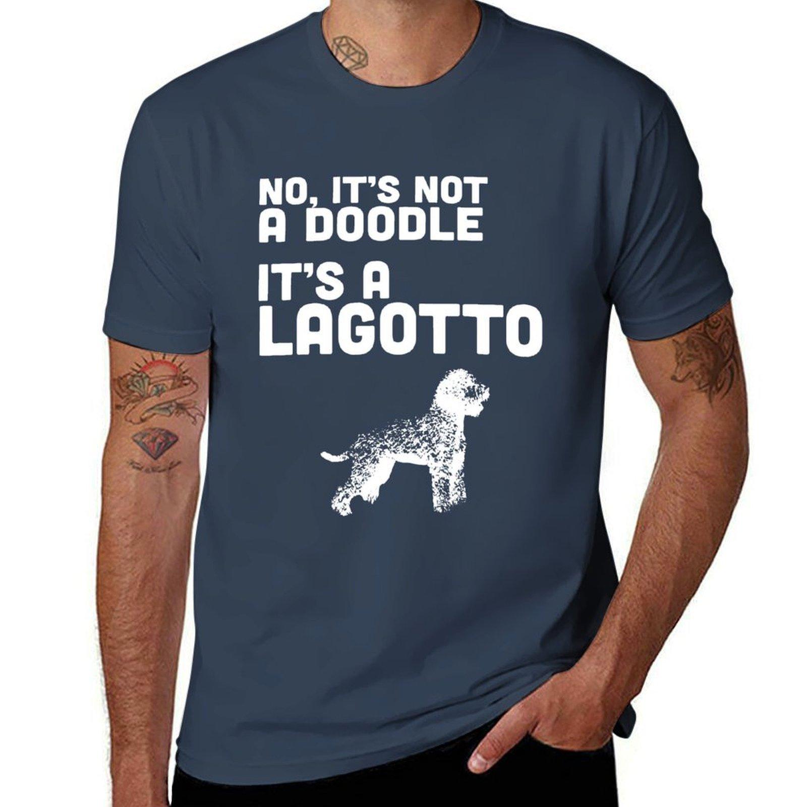 Funny Lagotto Tshirt Cute Lagotto Romagnolo Dog Mom Dog Dad T-Shirt t shirt for man 100 percent cotton t shirt for man T-Shirt S