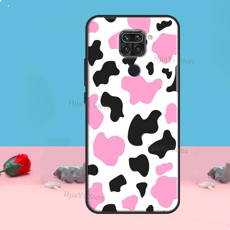 Cow Print Pattern Case For Redmi Note 8 9 10 11 12 Pro Plus 10S 11S 12S Cover For Redmi 9C 10A 10C 12C Coque