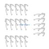 Clear Valance Clips 20 Pieces 2Inch Plastic Blind Retainer Holder Clips for Window Blind Valance Horizontal Blinds Parts D57B