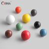Colorful Ceramic Knob for Cabinets & Drawers - Round, Single Hole Design
