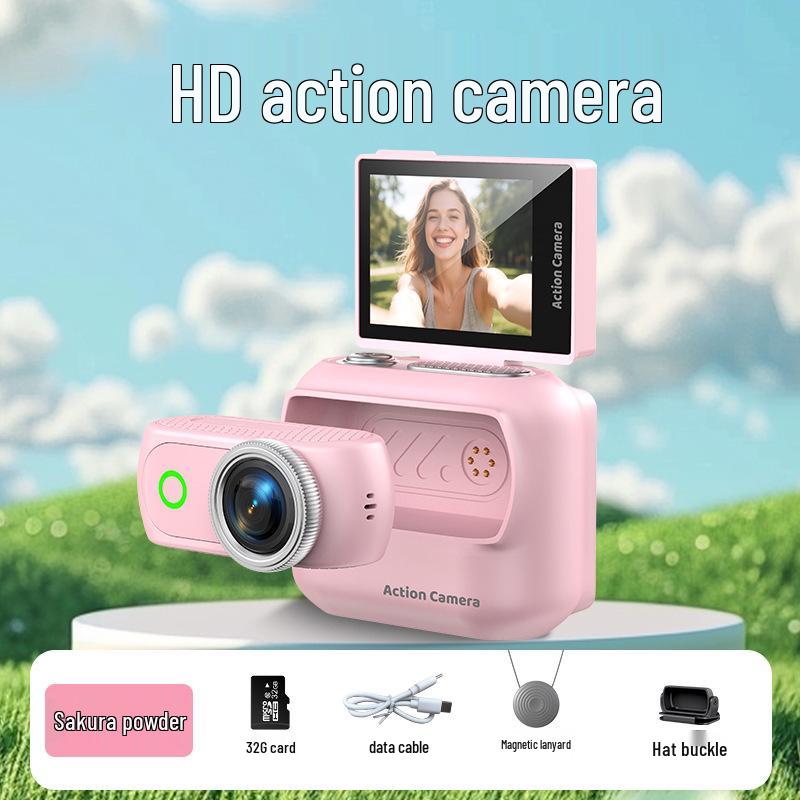 New Hot Thumb Sports Camera: Anti-Shake, Magnetic Mount, WiFi Enabled for Outdoor Cycling