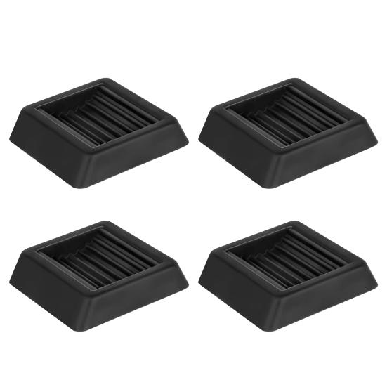4Pcs Griddle Leveling Shims Kit Keep Flat Top Grill In Level Rubber Outdoor BBQ Electric Grill Leveler Stand Grill Accessories for Most Grills