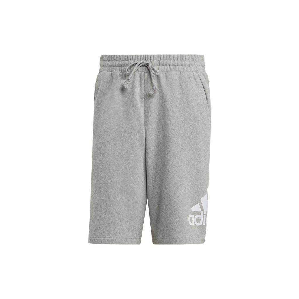 adidas Essential Casual Shorts Men's Medium Heather Gray Moderate IC9403
