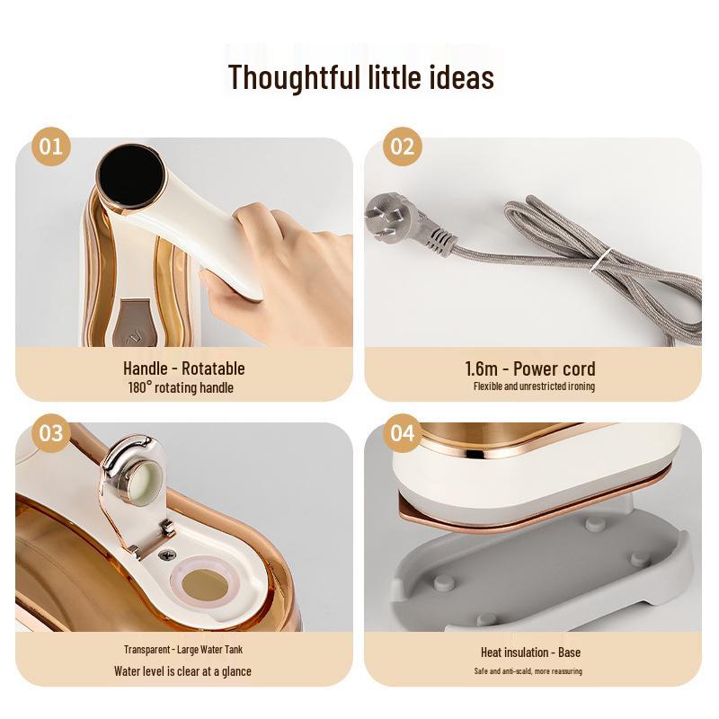 Smart Digital Handheld Garment Steamer: Three-Speed, High-Power Electric Iron