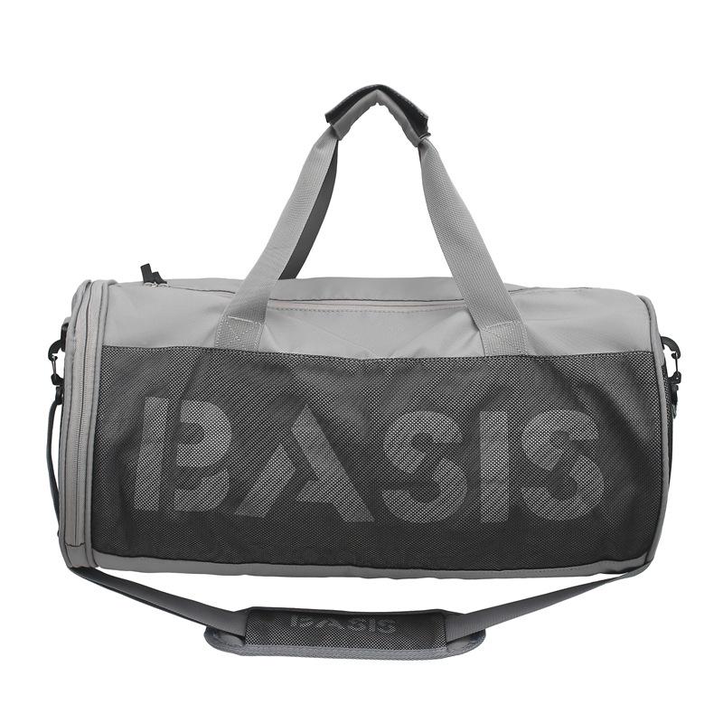 

Унісекс-сумка для фітнесу: Кроссбоді для подорожей та спортзалу з роздільним сухим/мокрим покриттям для коротких дистанцій, плавання та спорту 51*26*26 cm сірий колір