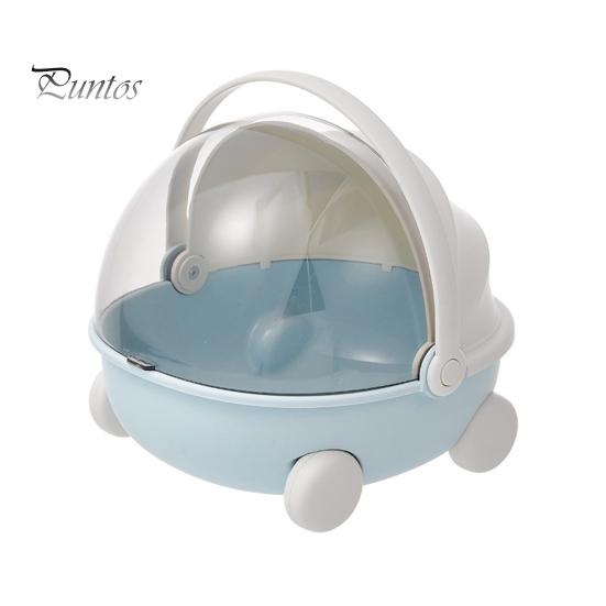 Organizador de caja de almacenamiento con gran capacidad de carga, resistente al polvo, gran capacidad, bonito diseño de cuna, contenedor de almacenamiento de artículos diversos