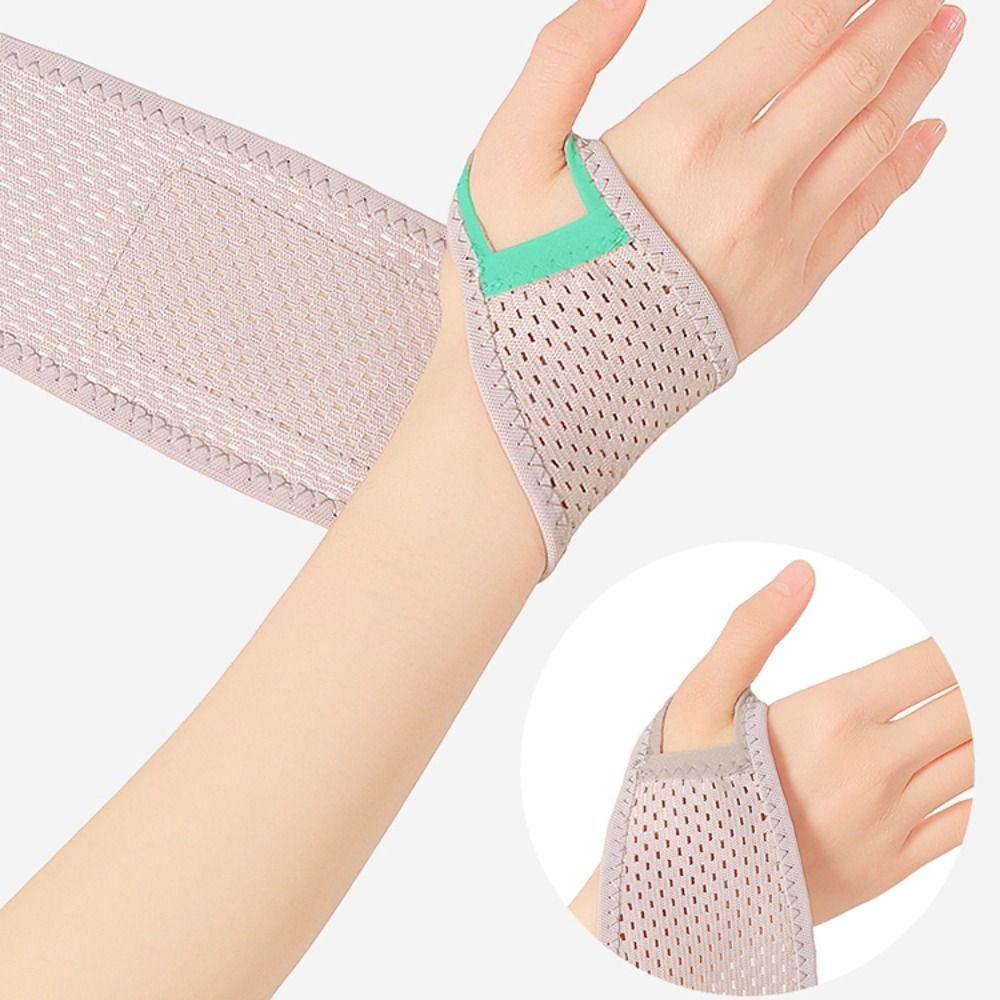 Unisex Breathable Wrist Support Brace Adjustable Pressurized Wrist Strap High Elastic Wrist Protectors Tendon Sheaths