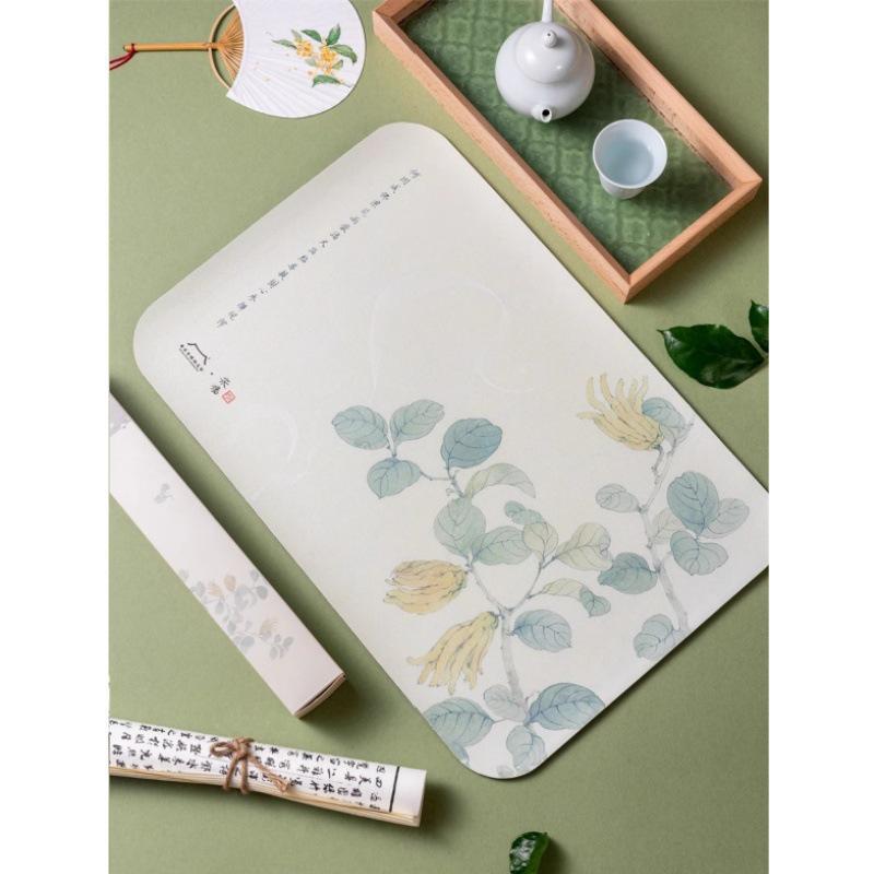 PU Heat Resistant Zen Placemat: Waterproof, Non-slip, Oil-Proof, Easy Clean