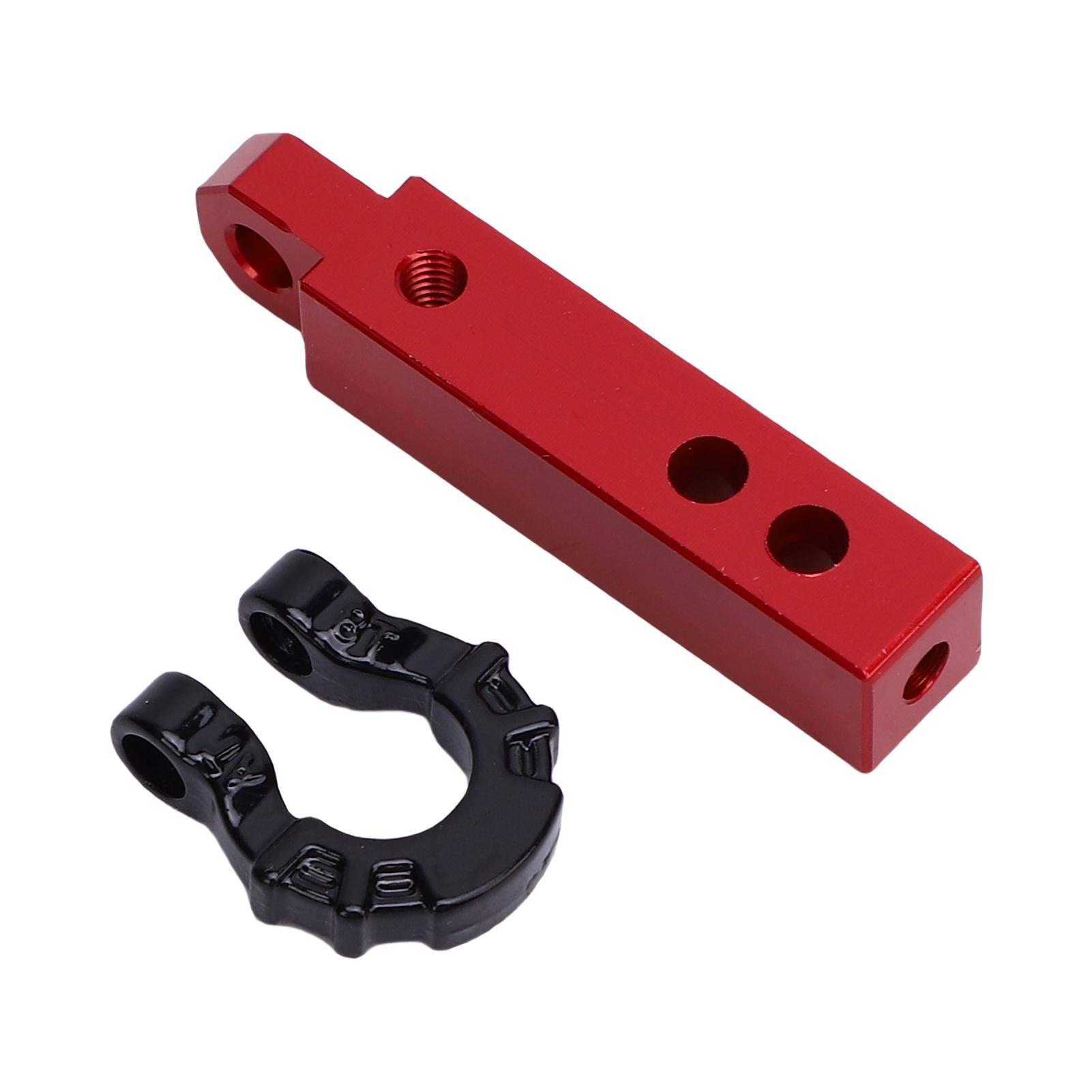 

RC Car Trailer Hook Fit for 4107 MK07 Multifunctional High Strength Alloy 1 8 1 10 RC Car Model Tow Hitch Red with