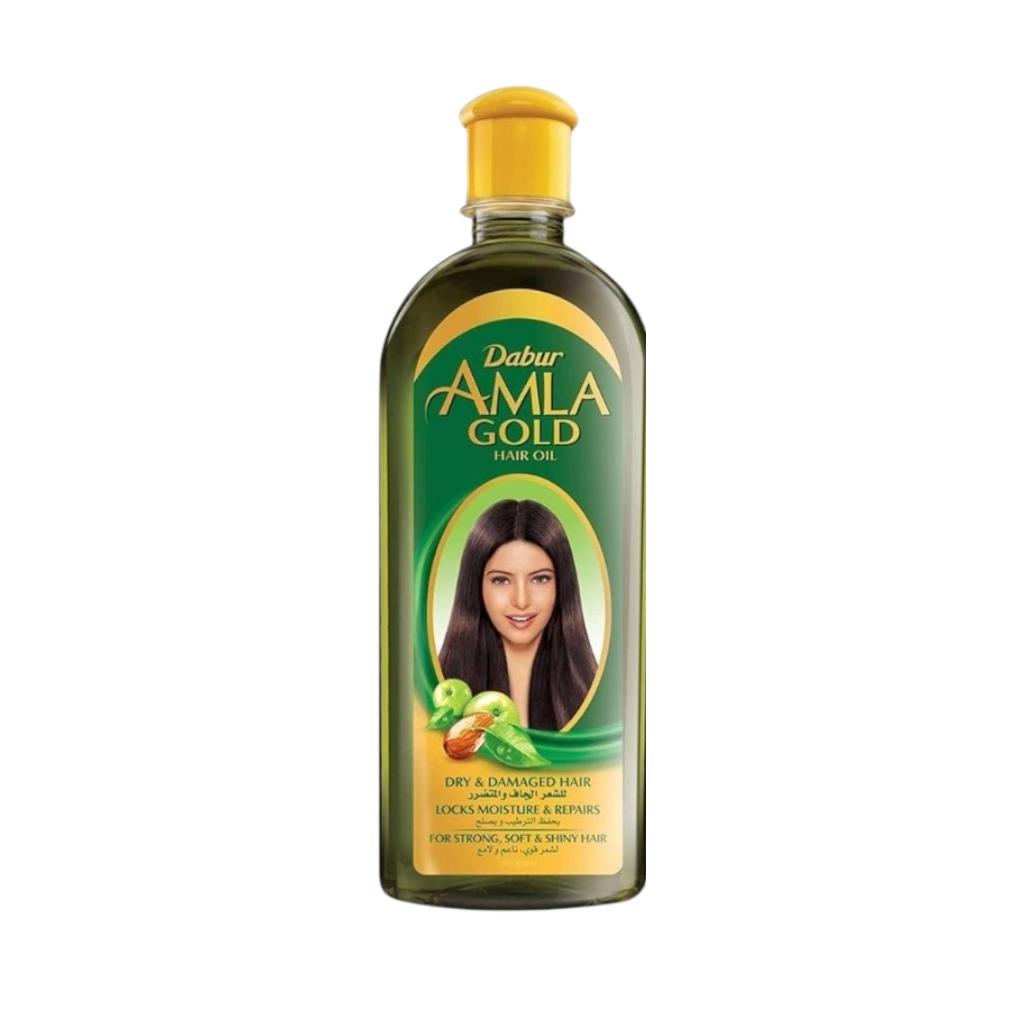 Hårpleie Gylden Hårolje 200ml. Dabur Amla for tørt og skadet hår - Gjør håret ditt sterkt, langt, mykt og glansfullt