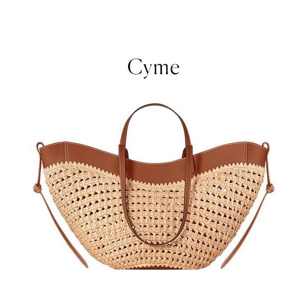 2025 Trendy Large Capacity Polish Straw Shoulder Beach Bag