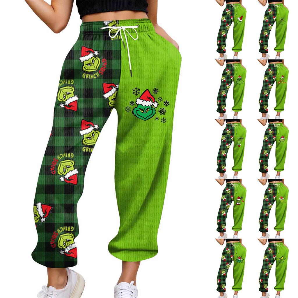 Women's Casual Pants High-waisted Belted Jogging Pants With Pockets