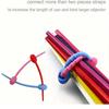 10pcs Silicone Reusable Cable Organizer Winder Ties, Multi-Function Fastener Sleeves, Cable Management Bags, Food Saver, Headphone Wire Clips