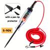 6V 12V 24V Car Truck Voltage Circuit Tester Digital LED Probe Test Pen Auto Diagnostic Repair Tool with Measuring Function