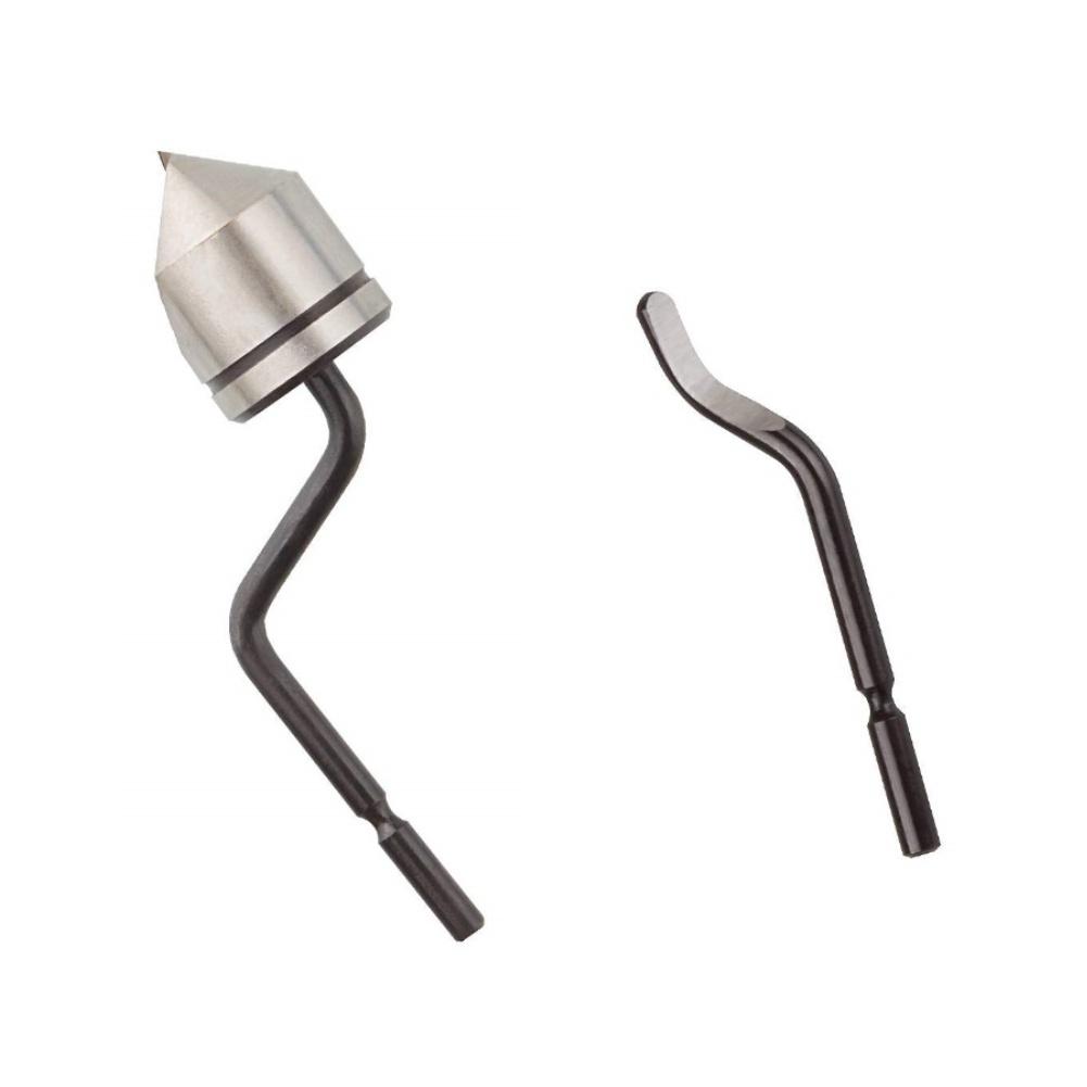 Handentgrater-Werkzeugsatz Entgrater Senkbohrer Klinge Für Holz Kunststoff Aluminium Schwenkklingen Entgratwerkzeug