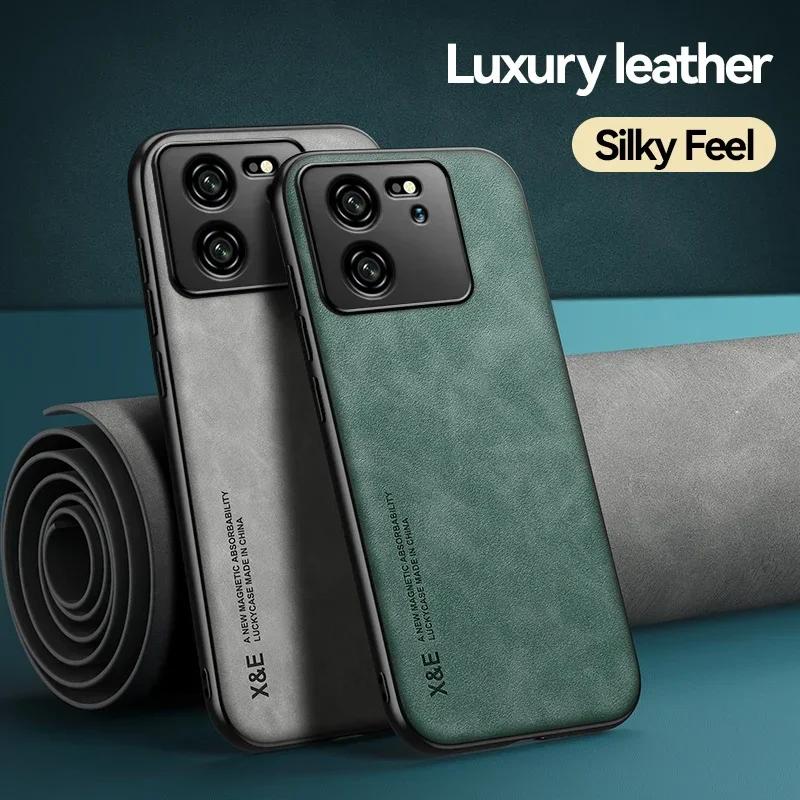 Magnetic Suede Leather Case For Xiaomi 13T Pro Xiaomi13T Pro 14T Pro 14TPro 5G Shockproof Matte Silicone Soft Case Cover