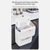 Hanging Kitchen Trash Can with Lid 9L Large Capacity Compost Bin for Under Sink or Countertop