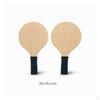 Wooden Beach Rackets Wood with Bag Paddle Set for Families, Adults, Park