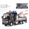 Realistic Alloy Police Rescue Transport Vehicle Pull back Car Eucation Kids Toy