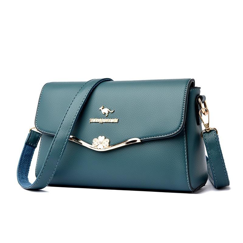 Lady Flip-top Anti-theft Shoulder Bag, Casual Cross-body Bag, Soft Leather Handbag