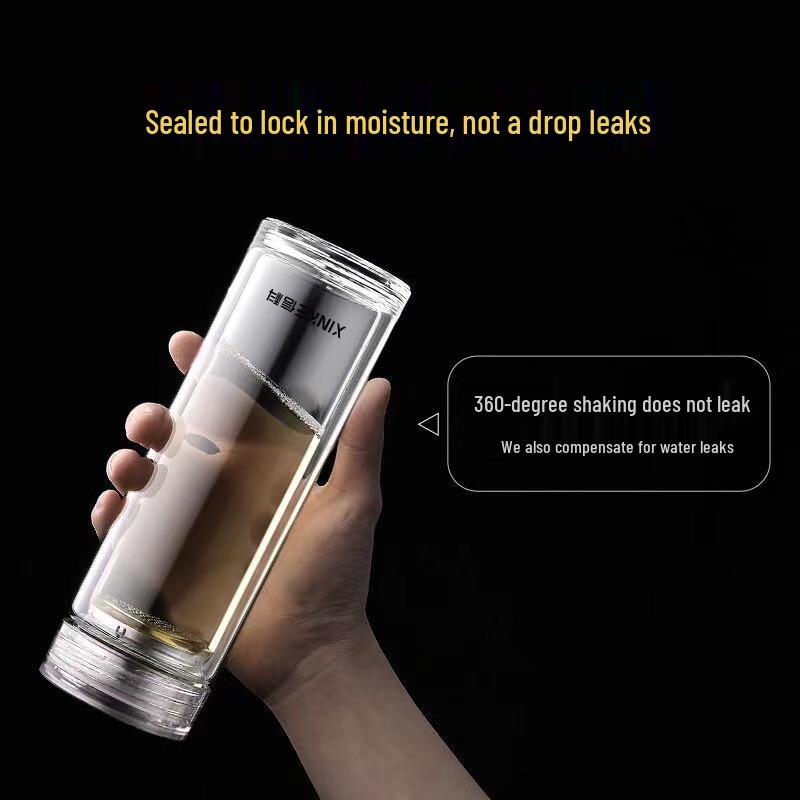 Xinke XG2108 Double-Layer Insulated Glass Cup