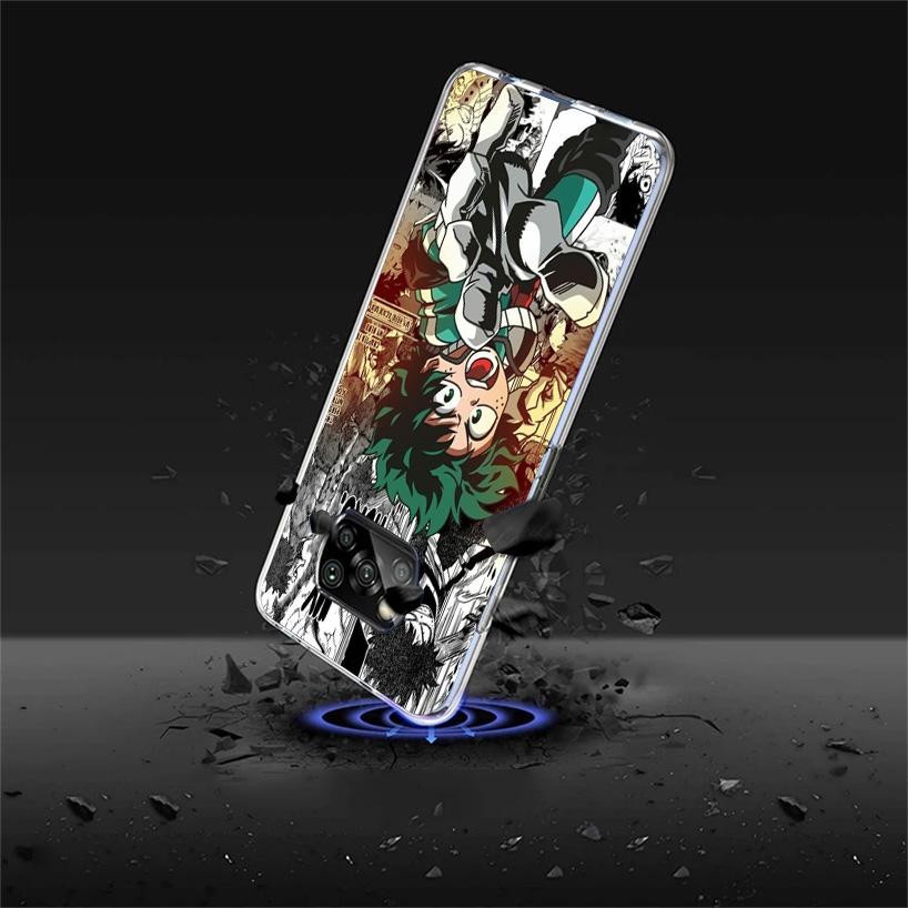 My Hero Deku Phone Case For Xiaomi Poco X7 X6 X5 Pro F7 Ultra Redmi 15C 15 13C 13 12C 12 10 10A 10C 9 9A 9C 9T Cover Poco X7 X6