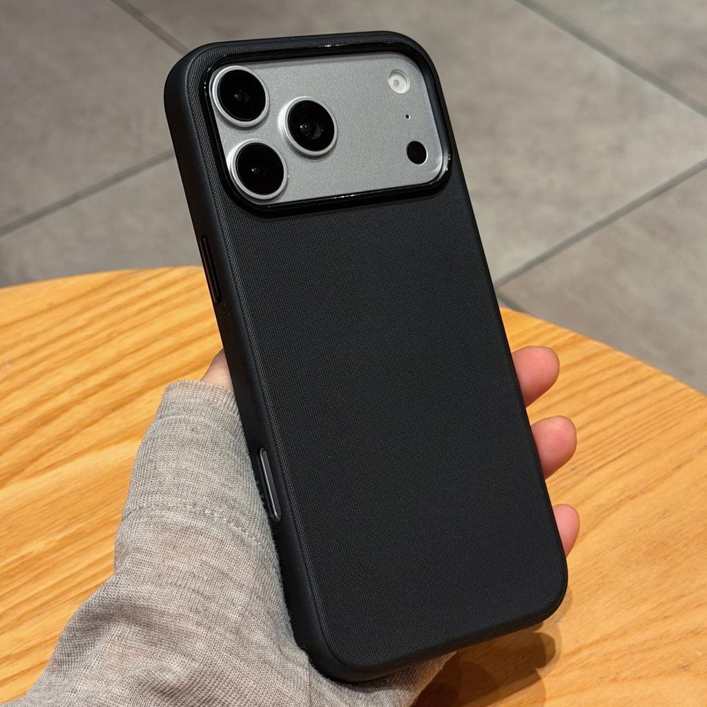 Original Tech Fabric Soft Silicone TPU Phone Case For iPhone 18 17 16 15 14 13 12 11 18 Pro Max Matte Anti-Slip Shockproof Cover