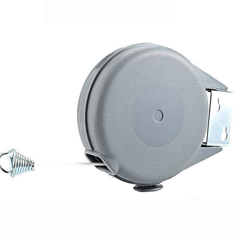 Adjustable Retractable Clothesline Indoor Outdoor Clothes Line Heavy Duty Clothes Drying Laundry Line Wall Mounted Drying Rack