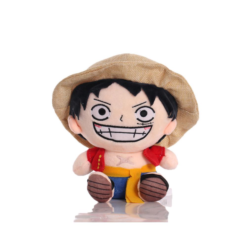 *Hot  Anime 25Cm Onepiece Plush Toys Cartoon Figure Luffy Chopper Ace Roronoa Zoro Cute Stuffed Doll  Xmas  Birthday