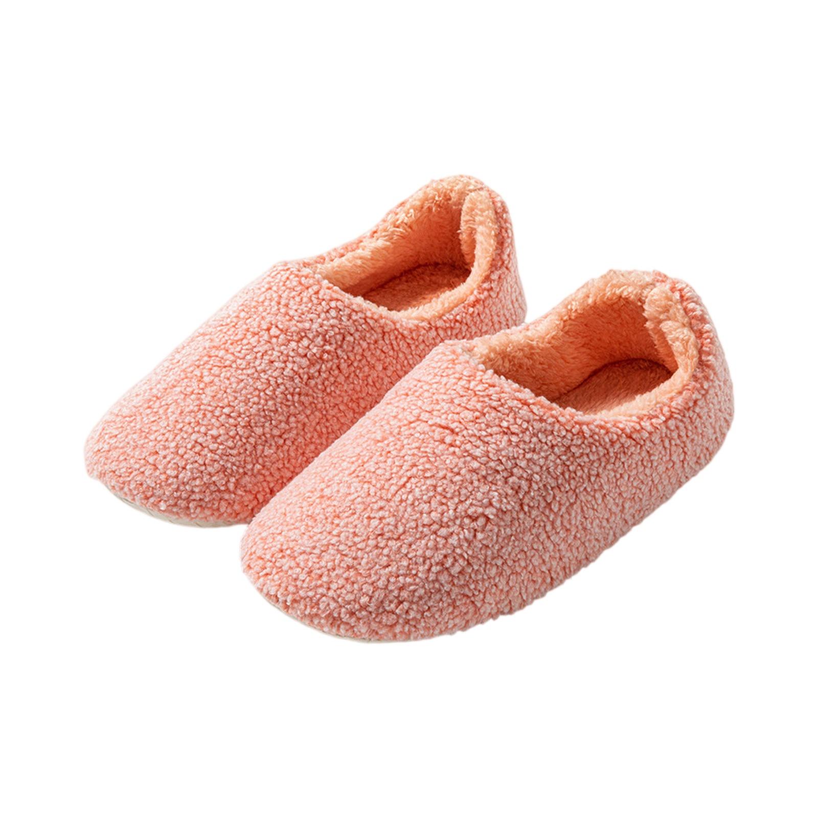

Women s Plush Slippers - Furry Lined House Shoes 36 червоний