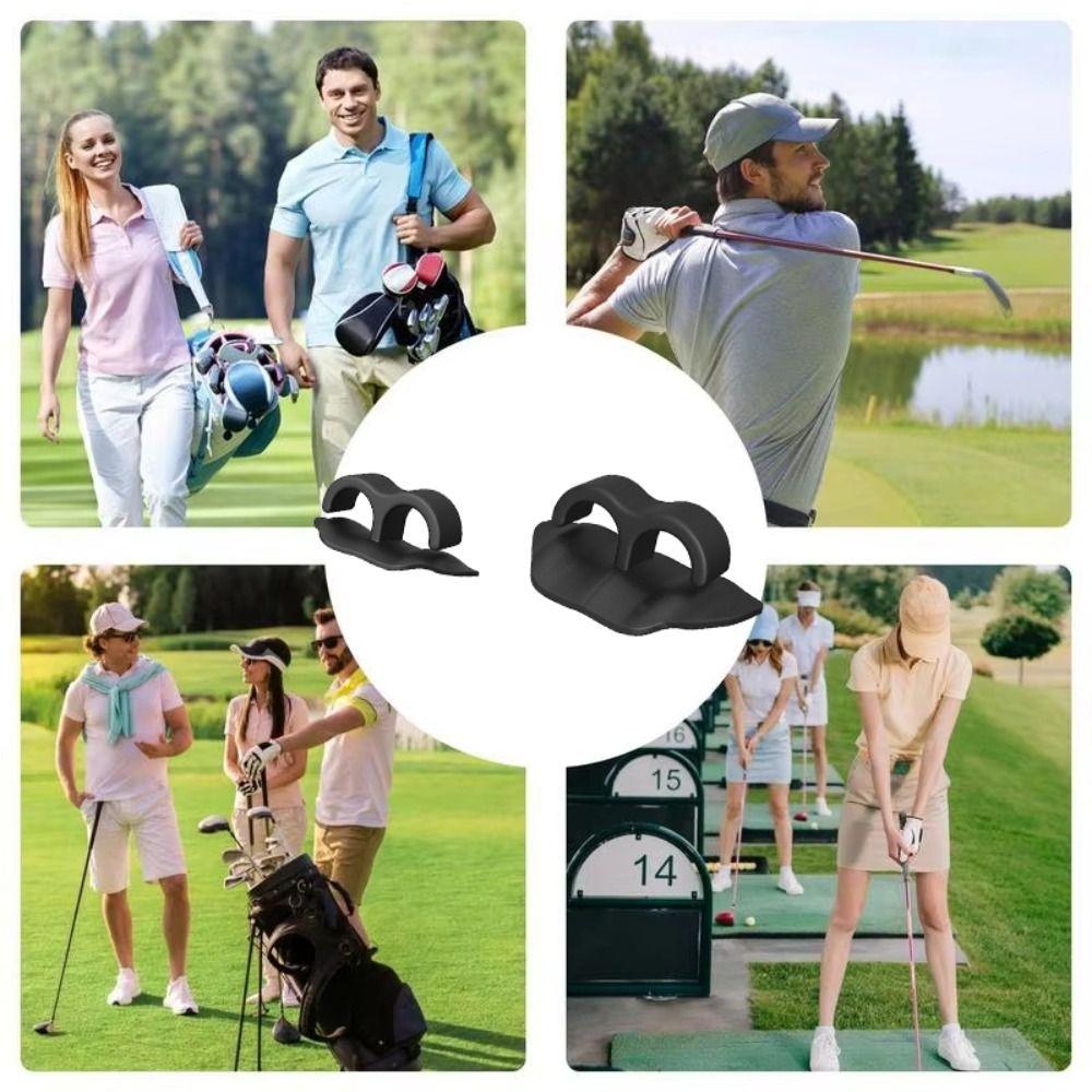 2 pcs Swing Grip Pad Golf Club Grip Trainer Correct Posture Grip Training Aids  Outdoor Indoor