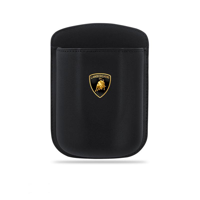 Leather Car Water Cup Box Back Seat Drink Rack For Lamborghini LP570 LP610 Urus LP700 LP770 Gallardo Aventador InteriorAccessory ngf1
