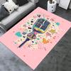 Office Carpet Chair Mat: Colorful Microphone Design, Perfect for Home Decor and Gift Ideas Suitable for Bedrooms, Living Rooms, and Various Rooms