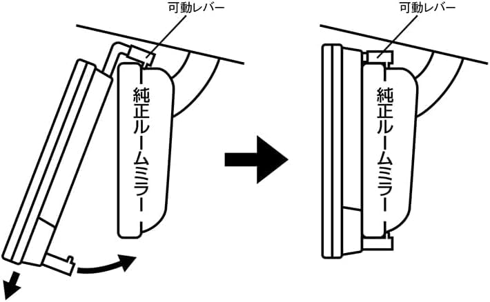 KYO-EI (Kyoei Industry) Evangelion: 3.0+1.0 Thrice Upon a Time - Shikinami Asuka Langley Car Wide Mirror (270mm Flat Mirror) WM42