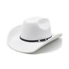 England Style Wool Felt Hat For Men With Wide Brim Sunshade Summer Fashion Accessory