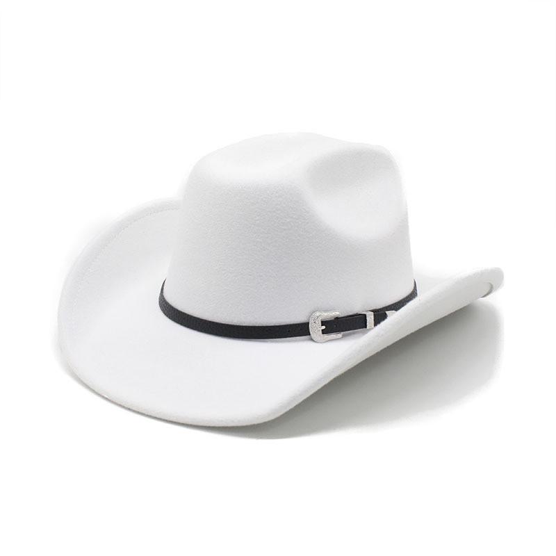 England Style Wool Felt Hat For Men With Wide Brim Sunshade Summer Fashion Accessory