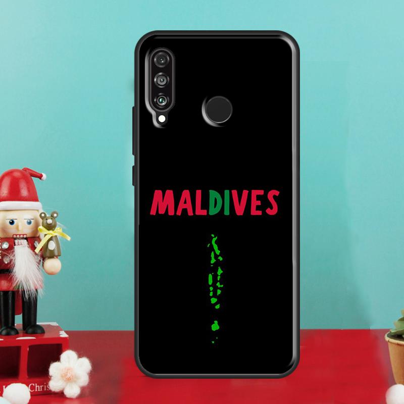 Maldives Passport For Huawei Nova 9 10 SE 12i 11i 8i 12s Y90 Y60 Y70 Y72 Y61 Y91 P20 P40 P30 Lite P60 Pro Case