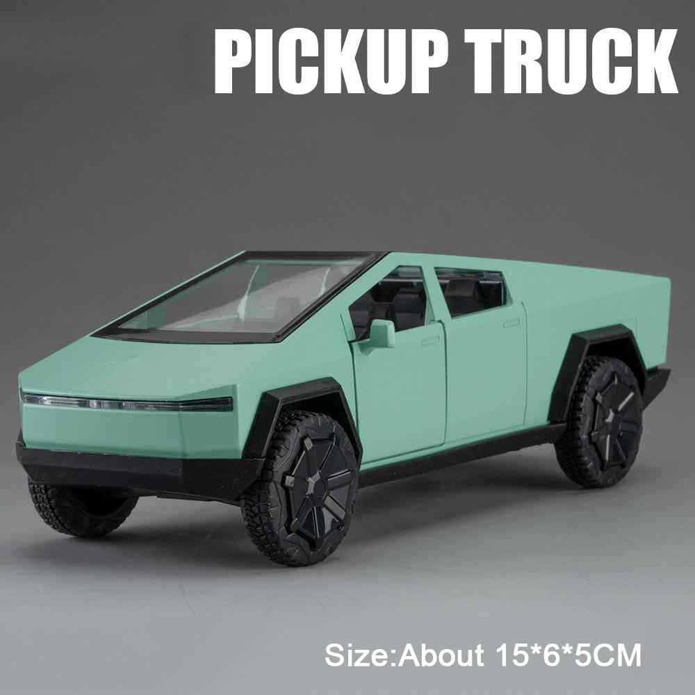 

1:32 Scale Pickup Model Toy Car Metal Diecast Public Security Off-road Vehicle Toys 110 Music Light Models Police Cars Ornaments
